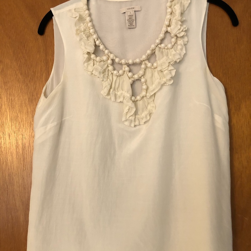 J crew tank blouse in size 2